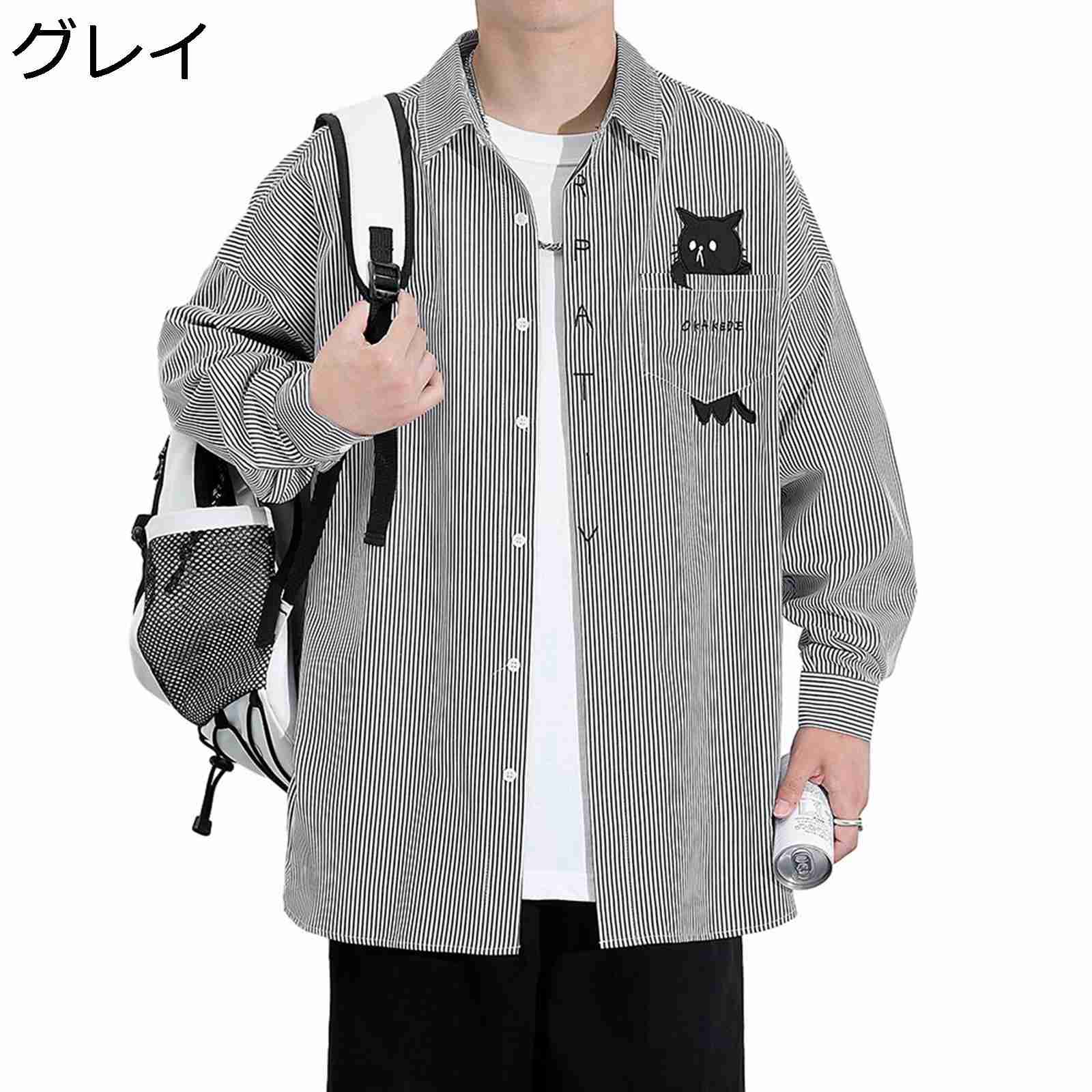 楽天市場】ボタン 猫（サイズ（S/M/L）M）（メンズファッション