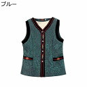 秋冬用 チョッキ 前開きベスト 裏起毛 保温防寒 暖かい レディース ジャケット 婦人服 重ね着 袖なし 50-70代 ブラウス 羽織り 高齢者 お誕生日プレゼ...