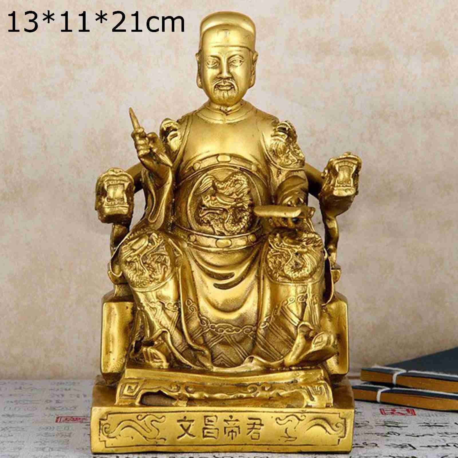 仏像 文昌星 置物 純銅 風水グッズ 風水置物 厄除け オブジェ 開運 金運アップ 仏間 仏壇 仏師 縁起物 祈る お守り 風水 風水グッズ オフィス家具 贈り物にも最適 新年 贈り物 プレゼント 仏教用品