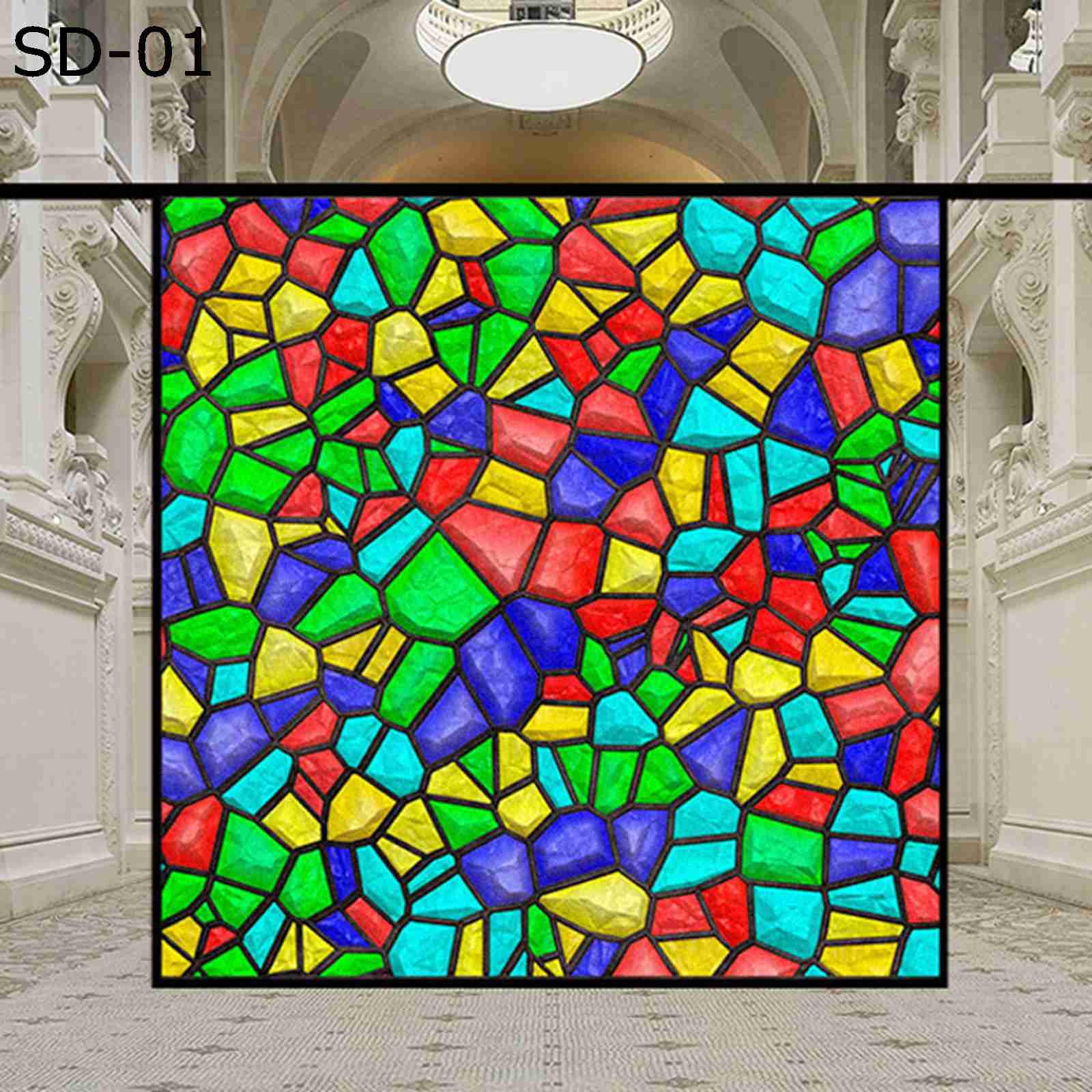 ガラス窓用フィルムステンドグラス欧...