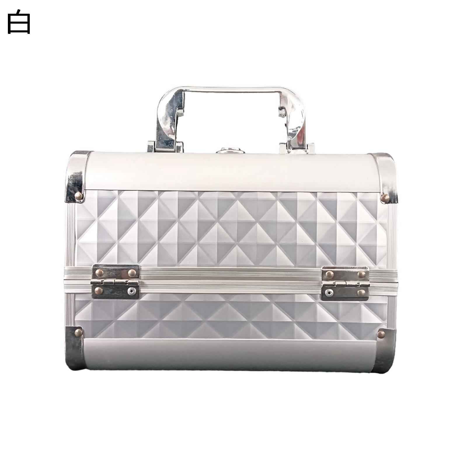 コスメ収納 化粧ボックス 化粧品ボックス 2段タイプ 大容量ボックス 収納ボックス 化粧品収納ボックス メイクいれ メイクケース レディース 美容師 旅行 旅行用品 出張 超軽量 耐湿 遮光