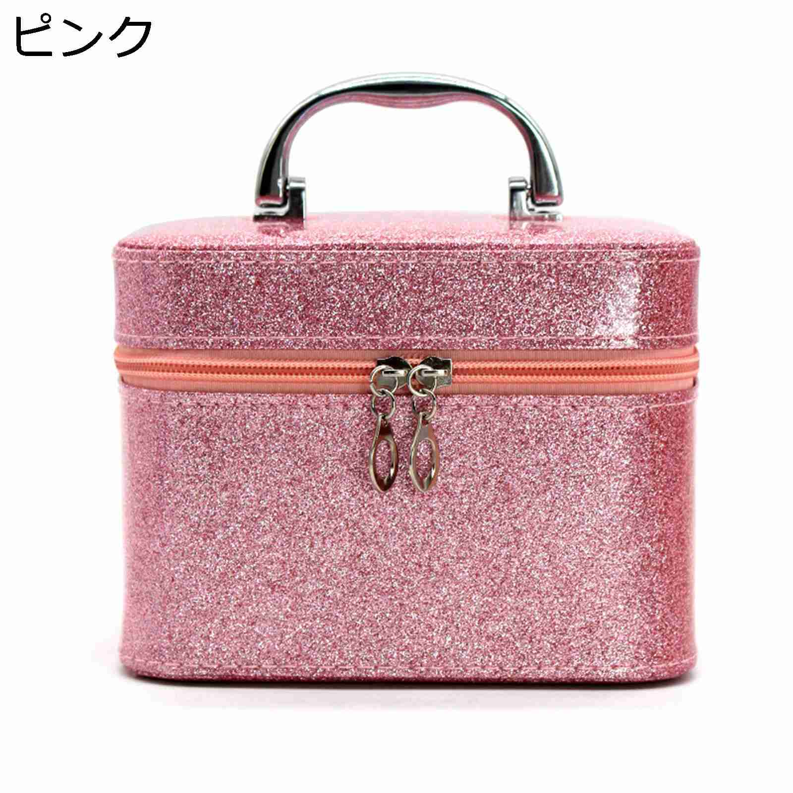 コスメ収納 鏡付き ファスナー 2段タイプ 引出し2段 2層 化粧ボックス メイクボックス 収納ボックス 化粧品収納ボックス 持ち運び 便利 化粧品ボックス 携帯 防錆 密閉 プレゼント 母の日