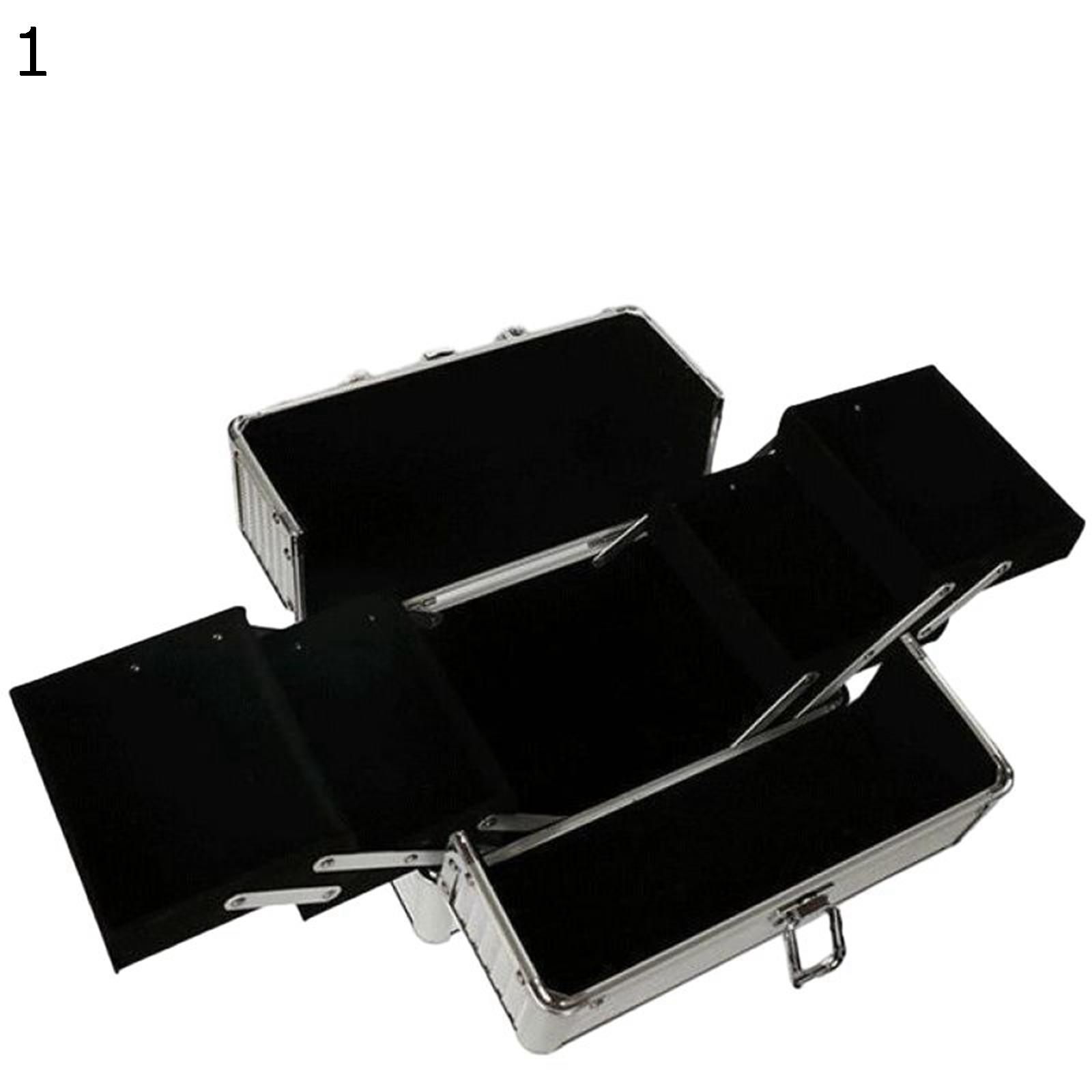 コスメ収納ボックス 引出し2段 分割 メイクケース メイク用品ボックス 大容量ボックス コスメ収納 化粧箱 多機能 多用 小物入れ 収納兼用 収納用品 美容師 用品 出張 旅行 防錆 密閉 お自宅