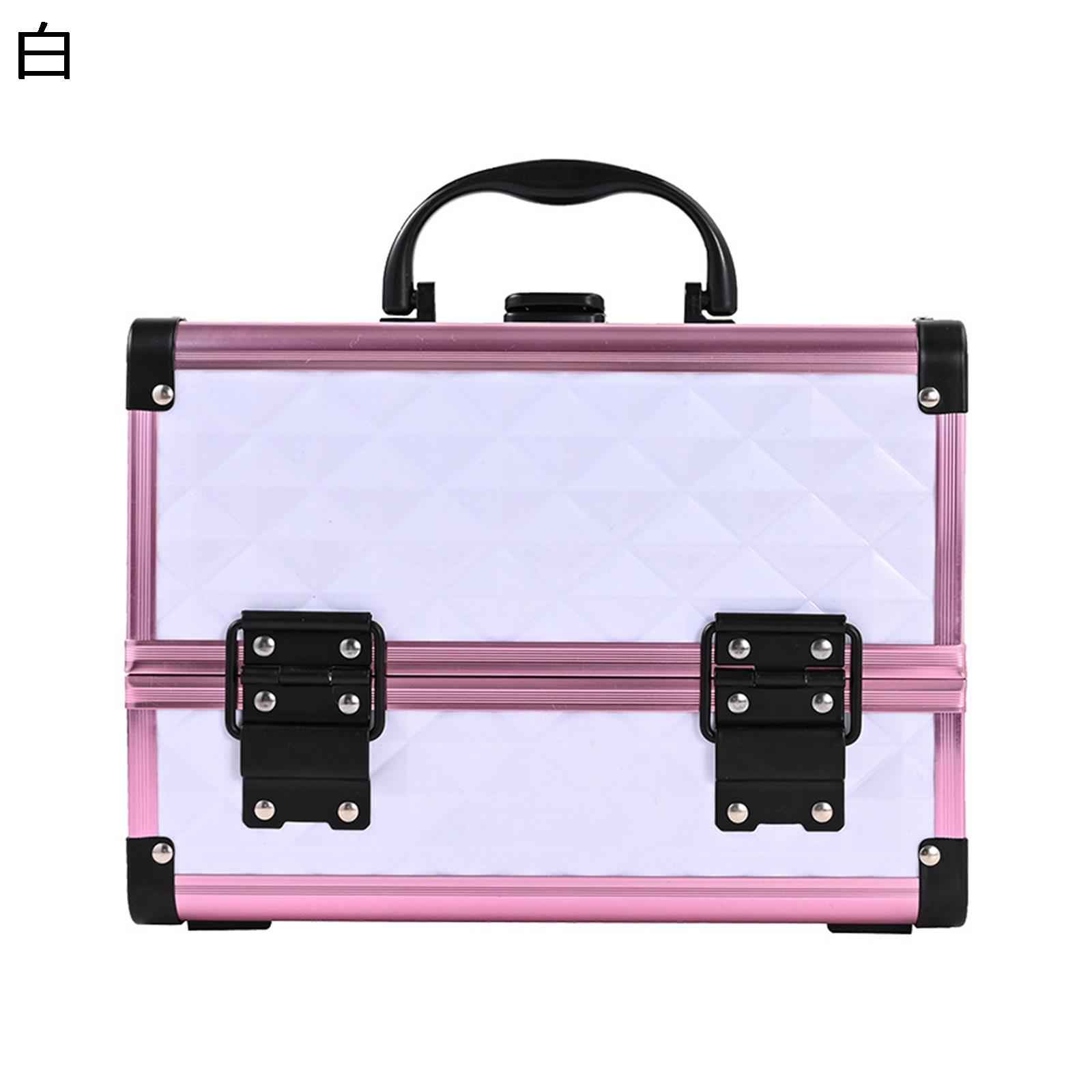 コスメ収納 化粧ボックス 3段タイプ 3段 鏡付き 大容量ボックス 化粧品収納ボックス メイクケース メイ..