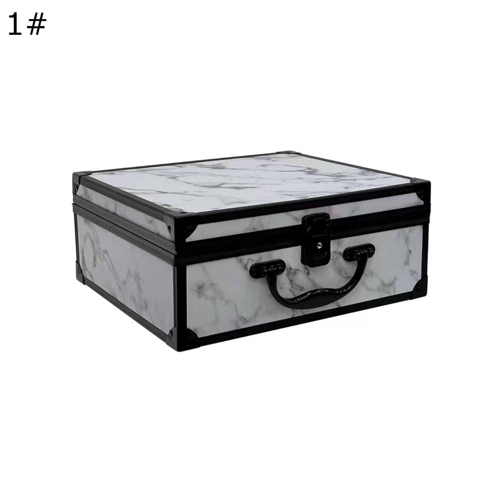 コスメ収納ボックス 鏡付き LED 取っ手付き 大容量ボックス 内ポケットメイクケース メイクケース コスメボックス 化粧品いれ 多機能 多用 小物整理 多用ケース お自宅 寝室 防湿 耐久性