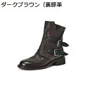 本革ブーツ ショートブーツ レディース 乗馬 アンクルブーツ ダブルベルト 秋冬 サイドジップ 足細 安定感 防滑 ゴムソール 幅広 おしゃれ 可愛い 韓国 短...