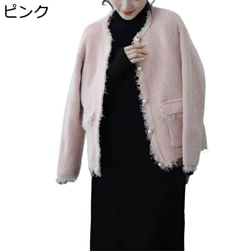 フリンジ付きパールショール