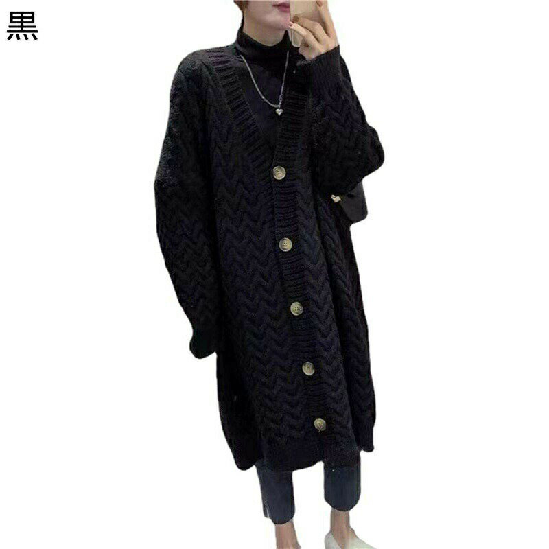 ニット ロングカーディガン 丈長め 重ね着 レディース 編み 長袖 無地 秋冬 セーター 保温 開襟 スエット アウター 羽織もの 着やせ トップス エレガント ファッション 柔らか 職場 通勤 会社