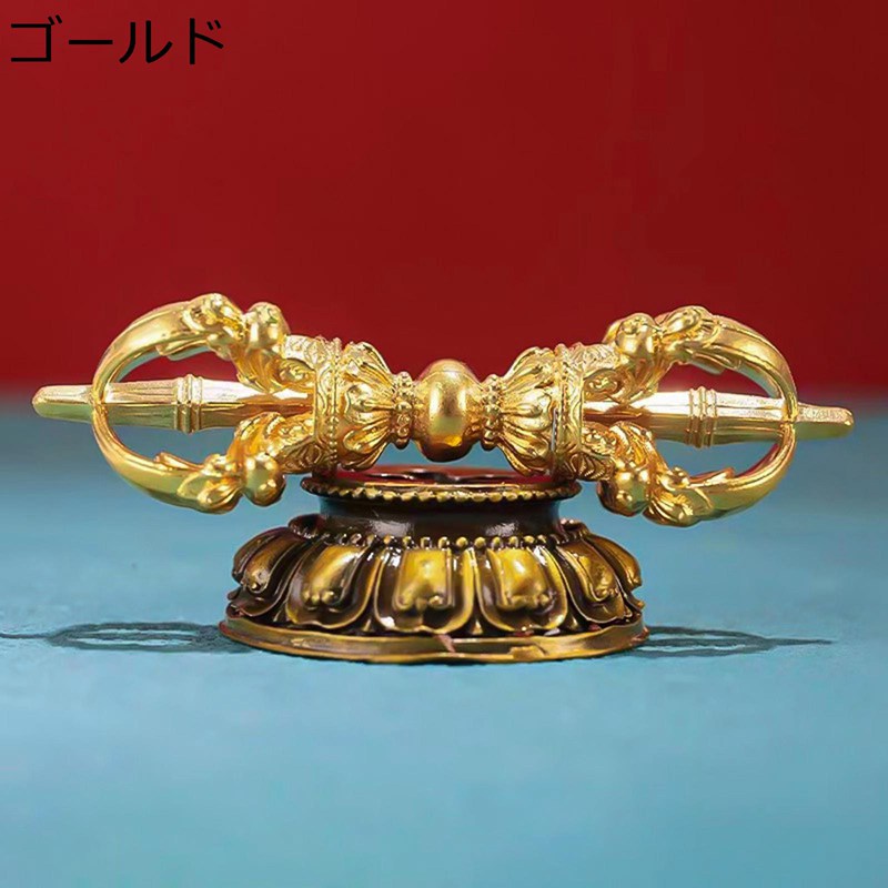 金剛杵 杵 小 金剛杵 装飾 金剛杵 ネックレス ペンダント 真鍮 儀式道具 台座付属 ペンダント 金剛杵 ..