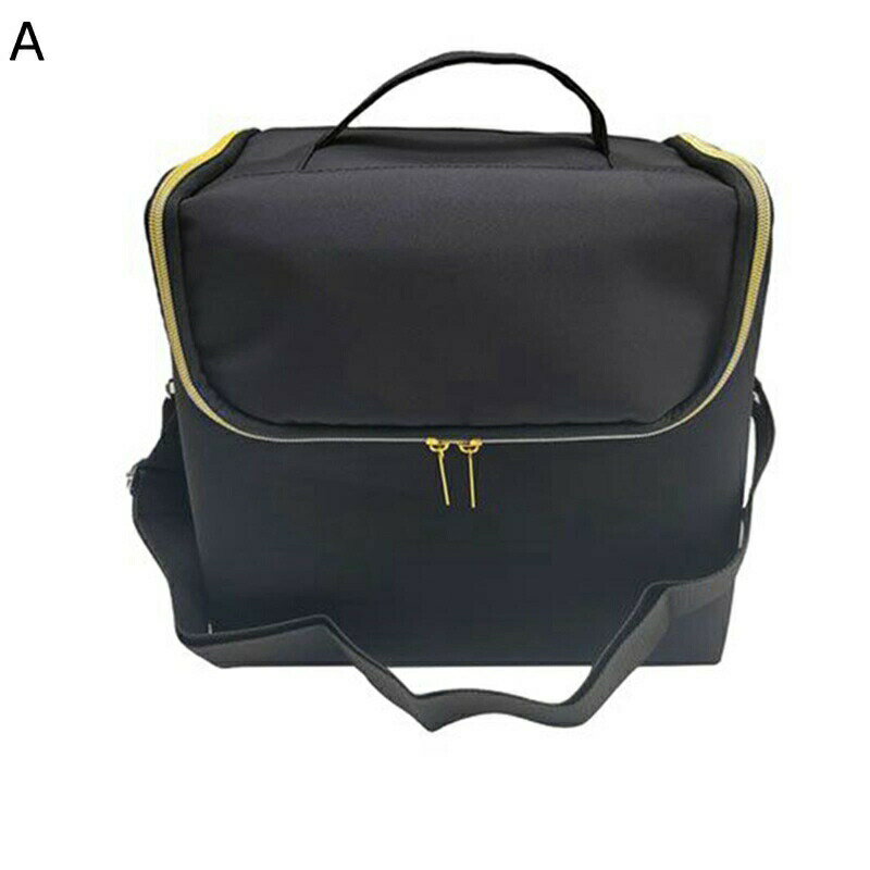 コスメ収納ボックス 折り畳み式 メイクケース 化粧ボックス ポータブル 二段式構造 メイク用品収納 手提げ 旅行 出張 美容師 化粧箱 機能的ケース 整理 小物整理 収納用品 旅行