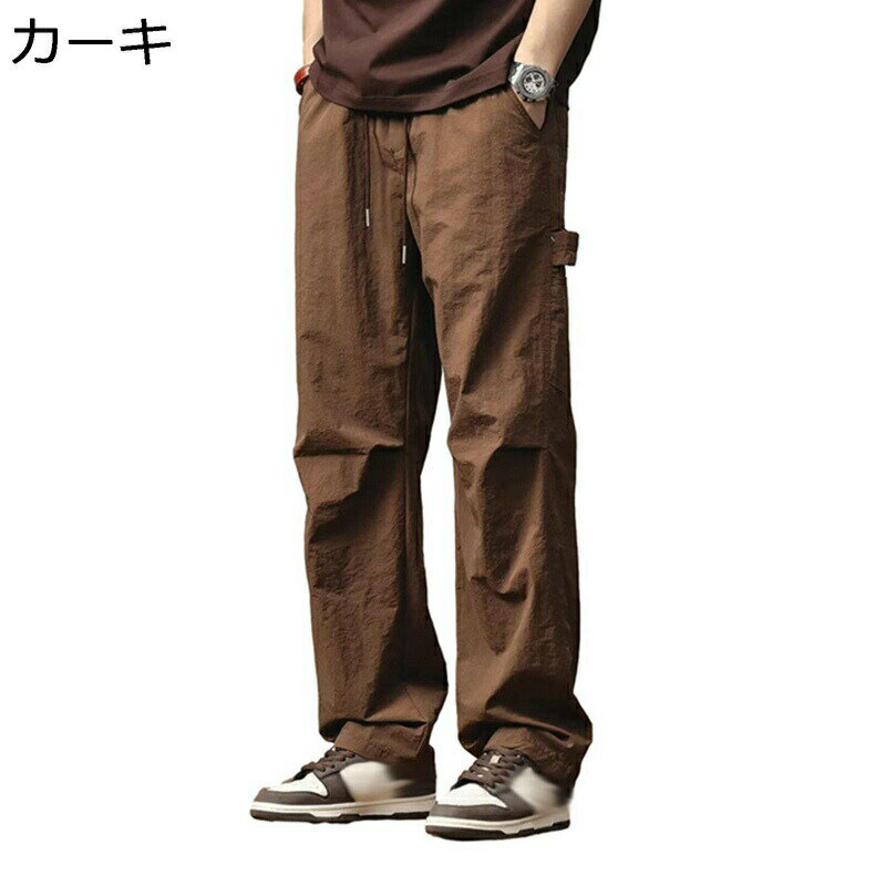 カーゴパンツ ワークパンツ メンズ チノパンツ 無地 純色 シンプル イージーパンツ 春用 秋着 ファッション カジュアル ゆったり 着痩せ お洒落 トレンド 通気性 快適 柔らかい ミリタリー 美脚 男性