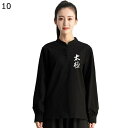 メンズ レディース 長袖 秋冬 太極拳 服 大きいサイズ カジュアル 武術シャツ 唐装 伝統服 通気性 吸汗速乾 汗染み防止 中華風 ヴィンテージ チャイナボタ...