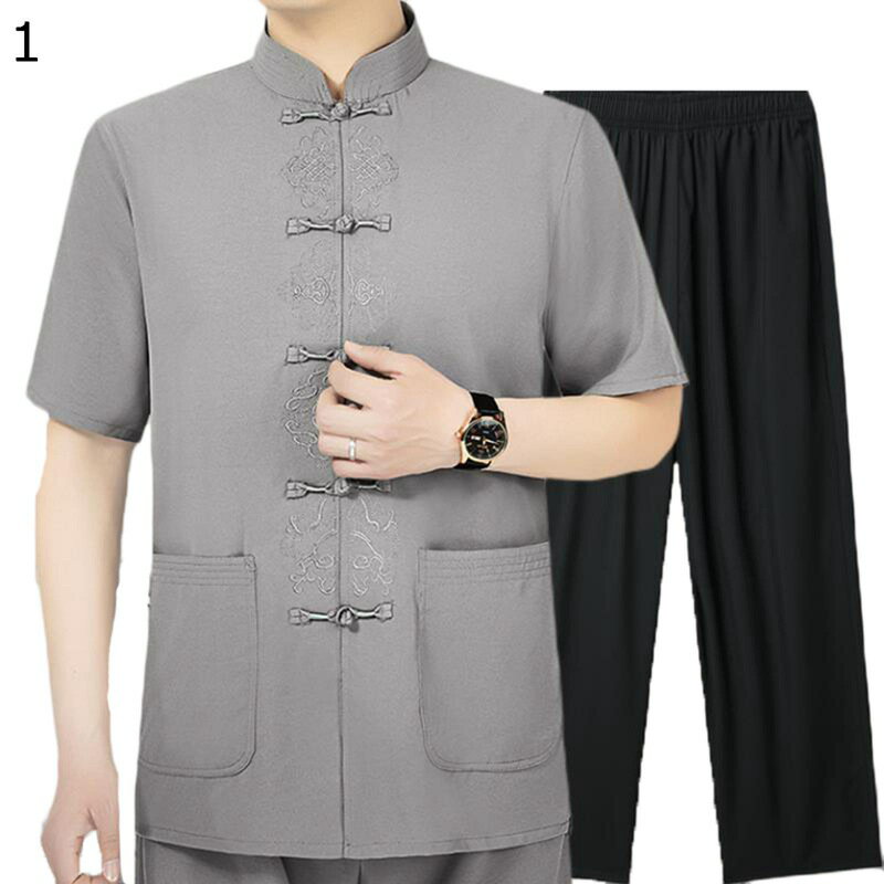 唐装 チャイナ服 メンズ 長袖 中華風 上下セット チャイナ風 漢服 伝統服 チャイナボタン 上着 武術シャツ 大きいサイズ カジュアル アウトドア 旅行 春夏...