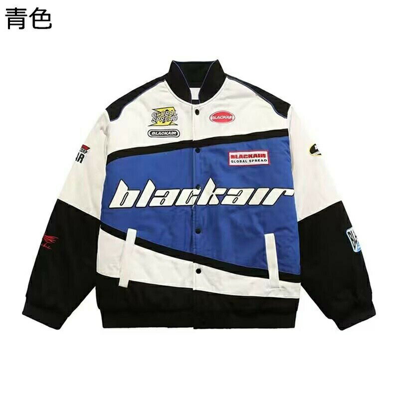 ユニセックス スタジャン ジャケット ショート丈 メンズ 立ち襟 アメカジ ジャンパー アウター 長袖 フルジップ 秋冬 野球ジャケット ビッグシルエット カジュアル 防風 普段用 日常 通勤