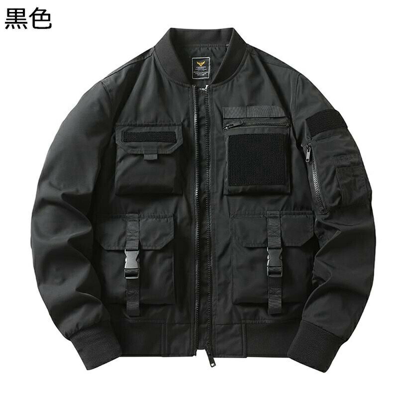 メンズ フライトジャケット 長袖 ショート M-4XL ジャンパー 立ち襟 スタジャン ミリタリージャケット エムエーワン コーディネート ジャンパー 街着 クール 秋冬用 ジャングル タクティカル