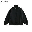 メンズ ジャケット ショート 長袖 立ち襟 ジップアップ ブルゾン 春服 秋冬服 ジャンパー ルーズ キレイめ スタジャン フライトジャケット 上着 純粋 個性的 ジャンパー 青少年 お出掛け 日常