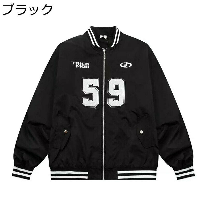 スタジャン メンズ 英文字プリント スタジアムジャンパー レトロ フライトジャケット カジュアル アウター 薄手 ユニセックス ジッパー おしゃれ 大きいサイズ スポーツ 通学 ストリート