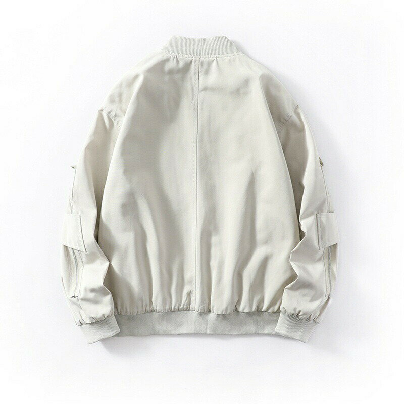 ジャケット メンズ おしゃれ ブルゾン ストリート アウター カジュアル ウインドブレーカー 刺繍 ヒップホップ ゆったり 春秋 スタジャン 羽織り ジャンパー 防風 保温性 大きいサイズ