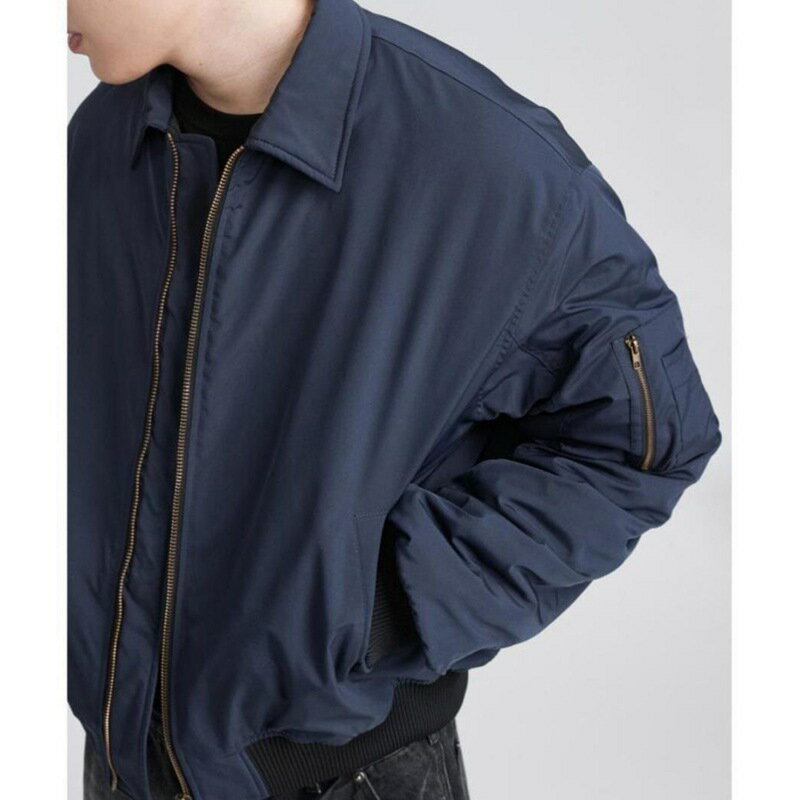 フライトジャケット メンズ ブルゾン ウインドブレーカー カッコイイ ショート ジャケット 立ち襟 春秋 スタジアムジャンパー ゆったり カジュアル ストリート 男性用 おしゃれ 大きいサイズ