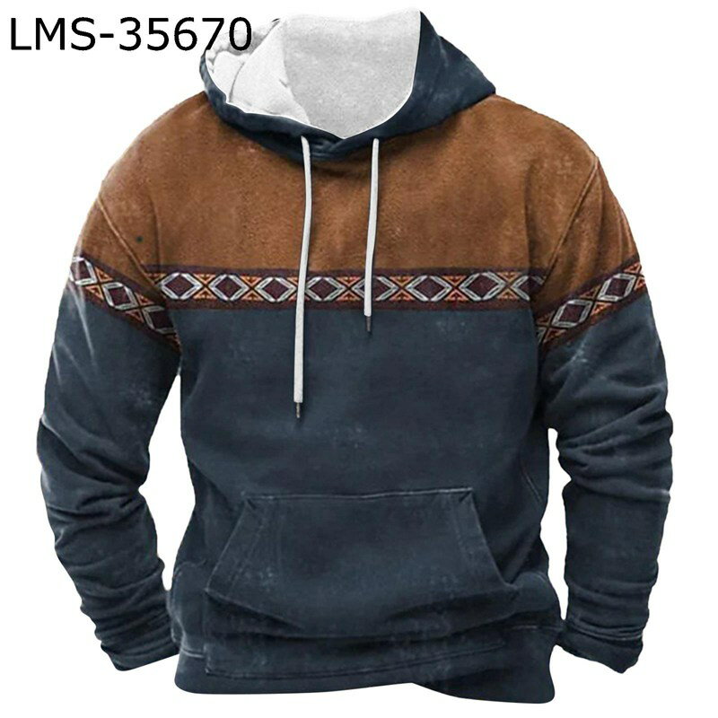 欧米風 パーカー メンズ フード付き プルオーバー プリント レトロ アメリカン ストリート スポーツ 大きいサイズ ヒップホップ 春 秋 冬 カジュアル フーディー 重ね着