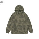 フード付 パーカー メンズ 秋冬服 プルオーバー タイダイ染 長袖 トップス カンガールポケット オシャレ ドロップショルダー お揃い スウェット ベーシック ...