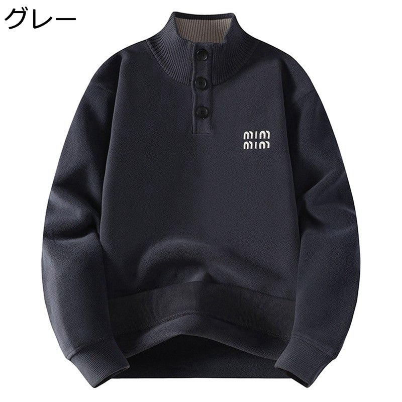 プルオーバー メンズ トレーナー パーカー 秋 冬 丸首 カジュアル 英字柄 プリント 厚手 韓国風 上着 ..