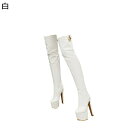 オーバーニーブーツ レディース ロング丈 サイハイブーツ 22.0-29.0cm 大きいサイズ 秋冬靴 金属 メタリック 15cm ジップアップ ハイヒール ピンヒール ポインテッドトゥ セクシー おしゃれ