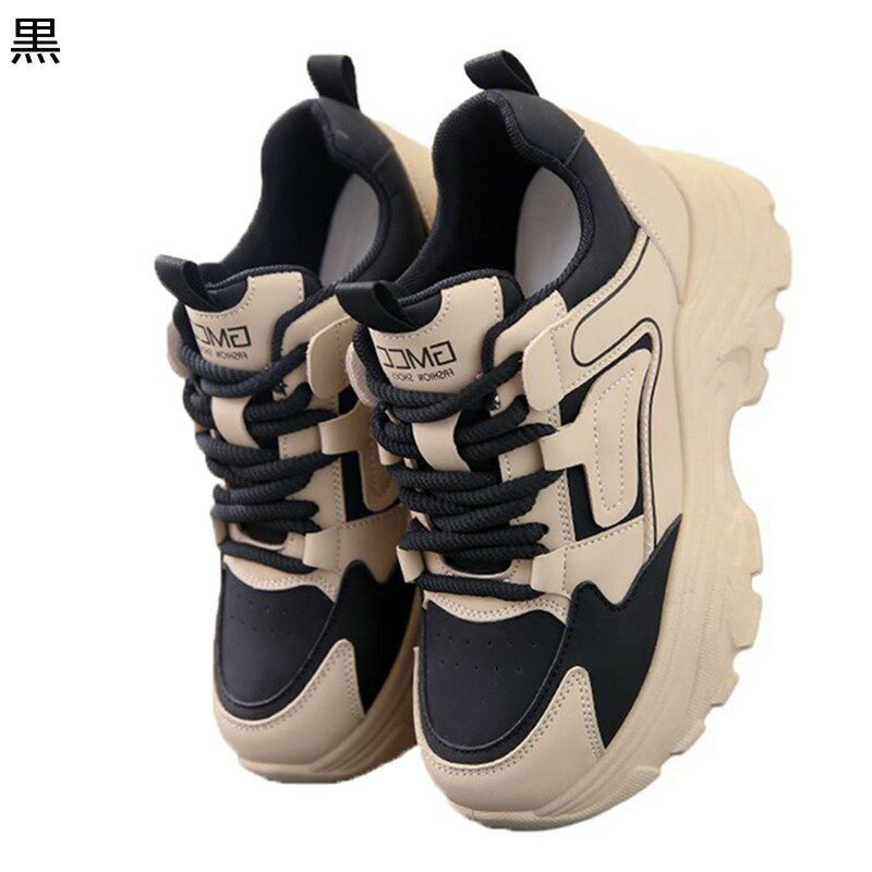 厚底靴 スニーカー レディース ランニングシューズ 運動靴 8cmヒール 身長アップ 潮流 滑らない 耐久 安定感 軽い 柔軟性 疲れにくい 透気 普段使い ス...