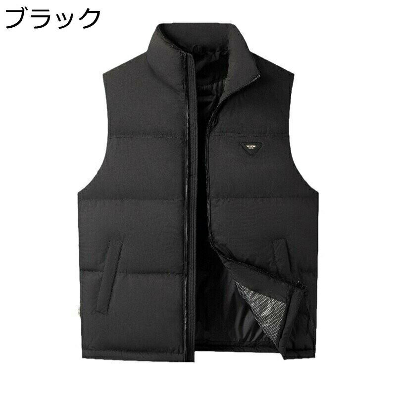 　　　 ◆◇◆人気の秘密◆◇◆ 【ダウンベスト】掛け布団の詰め物などにも使われるホワイトダックダウンを使用し、暖かいのに驚くほどの軽さ！ 【シンプル】おしゃれな男性の必須アイテム「ベスト」。シンプルなデザインなのでビジネスシーンからカジュアルまで様々なシーンで大活躍。ベストを着るだけでおしゃれに見えちゃう万能アイテム。 【特徴】ノースリーブデザイン、拘束しないで、動きやすいです。ファッション、スタンダードなシルエットなのですっきりと着ることができます。 【適用場合】普段着や通勤、通学、旅行、登山、キャンプなどのアウトドアシーンにお使いいただけます。お洒落な中綿入りダウンベスト、保温性効果が抜群、アウトドアやレジャー、タウンユースなど様々なシーンでご活用いただけます。 【立ち襟】スタンードカラーデザイン、首回りを包み込む仕上げで着心地が良く、保温効果もあります。シンプルとトップクラスの防寒性が特徴で、カジュアルな中に、上品さを感じるオシャレアウトウエアです。 　　　◆◇◆注意事項◆◇◆ご覧のモニターの環境、撮影環境により実物と色味が異なって見える場合がございます。湿った状態で他のものと擦り合わせると色が移る恐れがあります。濃色品の洗濯時は、白色、淡色と分けて洗ってください。説明 ご来店ありがとうございます 【秋冬ベスト】 ベストなので秋先から使用でき、おしゃれのワンポイントになること間違いなしです。秋冬には毎日でも気軽に着回せるダウンベストです。 【軽量と防寒】 温かさと軽さを両立させるため、素材にこだわり抜いて超軽量を実現させました。糸の一本一本まで軽量化を追求し、ふんわりとした軽い着心地で快適な着心地です。 【適用場合】 シンプルなデザインで、どうなコーデにも合わせやすいアイテムです。ルーム、部屋、カジュアル、お出かけ、通学、通勤、運転などの様々なシーンにお使え頂けます。 【注意】 1. ゆったりした服が好きなら、もっと大きいサイズを適切に選んでください。 2. 撮影シーンの光、モニターの明るさなどの場合によって、少々色味は写真と異なる所がありますのでご了承ください。 3. サイズチャートのデータは参考値であり、採寸方法が手作り測量しましたので、1-2cm誤差がある場合がございます。予めご了承ください。