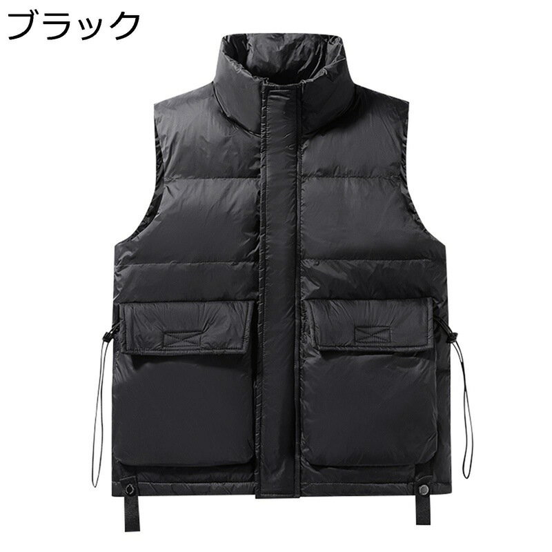 　　　 ◆◇◆人気の秘密◆◇◆ 【ダウンベスト】掛け布団の詰め物などにも使われるホワイトダックダウンを使用し、暖かいのに驚くほどの軽さ！ 【シンプル】落ち着いた色ながらも、確かな存在感で瞬時着こなしをおしゃれに完成させてくれます。どんなスタイルにも合わせやすく、カジュアルさがありながらきちんと定番なデザインでどんなスタイルとも相性が抜群。 【保温性】軽いのに保温性に優れ、モコモコと着膨れした野暮ったさがなく、すっきりスマートなシルエットを演出。着脱しやすくて、普段のコーデに合わせやすいです。 【立ち襟】スタンドカラーデザインで冷たい空気が入らない、前面のジッパーは開閉し、暖かくなります。ノースリーブで秋冬はパーカーやセーターと合わせて着用できます。 【用途】色んなコーデに合わせやすいのが嬉しいノースリーブダウンジャケット。コーデの幅が広いので、通勤や通学、職場や学校、作業や運動、散歩やドライブ、サイクリングやツーリング、釣りやフィッシング、登山やハイキング、旅行や合宿、 部屋着やパジャマ、ルームウェアなど、多様なシーンにお使いいただけます。 　　　◆◇◆注意事項◆◇◆ご覧のモニターの環境、撮影環境により実物と色味が異なって見える場合がございます。湿った状態で他のものと擦り合わせると色が移る恐れがあります。濃色品の洗濯時は、白色、淡色と分けて洗ってください。説明 ご来店ありがとうございます 【秋冬ベスト】 ベストなので秋先から使用でき、おしゃれのワンポイントになること間違いなしです。秋冬には毎日でも気軽に着回せるダウンベストです。 【軽量と防寒】 温かさと軽さを両立させるため、素材にこだわり抜いて超軽量を実現させました。糸の一本一本まで軽量化を追求し、ふんわりとした軽い着心地で快適な着心地です。 【適用場合】 シンプルなデザインで、どうなコーデにも合わせやすいアイテムです。ルーム、部屋、カジュアル、お出かけ、通学、通勤、運転などの様々なシーンにお使え頂けます。 【注意】 1. ゆったりした服が好きなら、もっと大きいサイズを適切に選んでください。 2. 撮影シーンの光、モニターの明るさなどの場合によって、少々色味は写真と異なる所がありますのでご了承ください。 3. サイズチャートのデータは参考値であり、採寸方法が手作り測量しましたので、1-2cm誤差がある場合がございます。予めご了承ください。