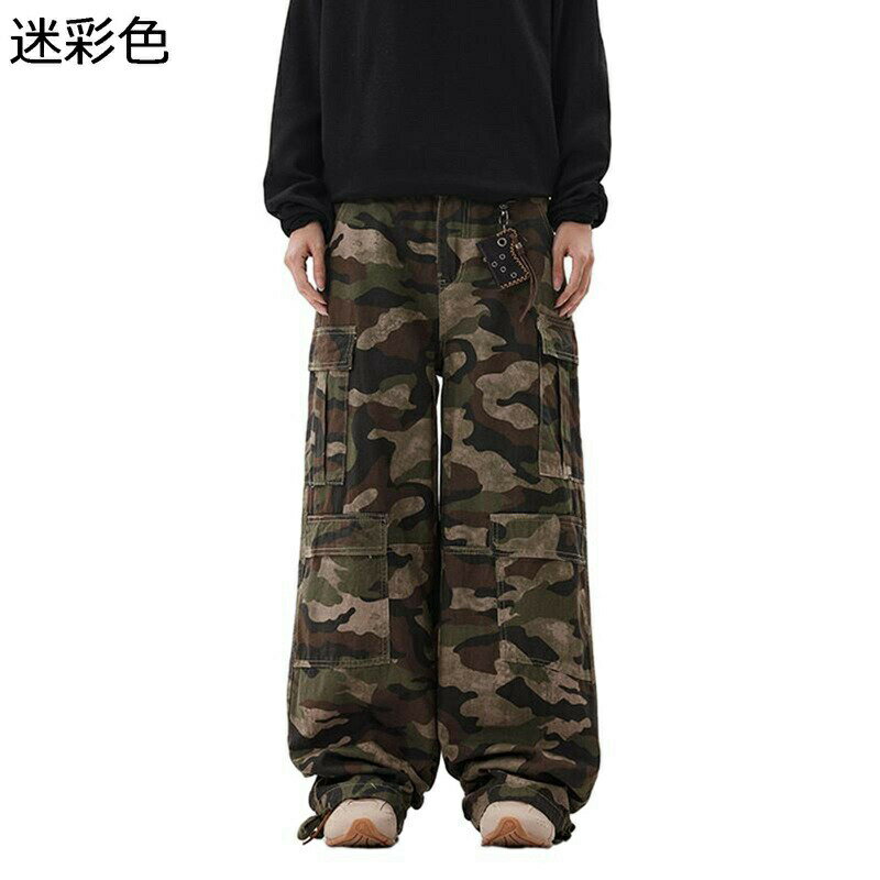 チノパン メンズ ワークパンツ ワイド ミリタリーパンツ 迷彩 グリーン 大きいサイズ レディース 男女通用 春夏秋冬 速乾性 着用感 伸縮性 作業着 スポーツウェア アウトドア ワーク