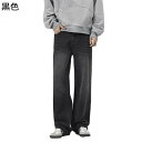 メンズ Gパン ジーンズ デニムパンツビンテージ 薄い 着痩せ ファッション 前開き トレンド ファッション 韓国風 速乾性 着用感 伸縮性 長ズボン ユニセッ...