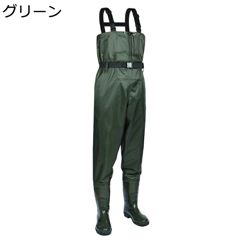 チェストハイウェーダー 釣り 胴長 長靴 ナイロンウェーダー ポケット付き 防水 インナーメッシュ 簡単着脱 川 海 渓流 田植え 浅瀬 漁業 耐磨耗 フィッシングウェーダー 防災グッズ