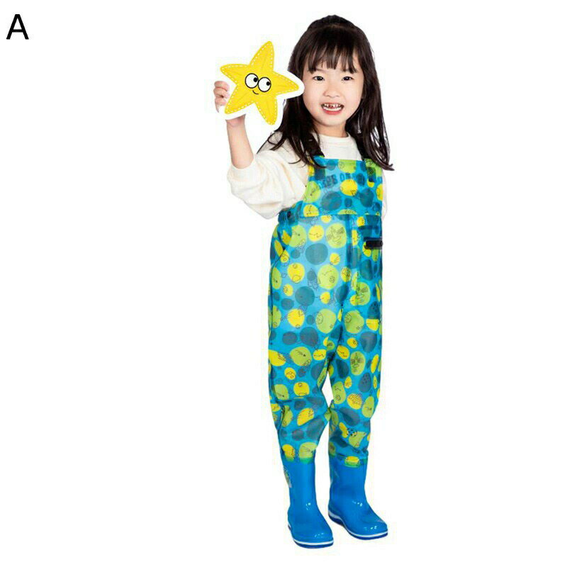 チェストハイウェーダー 胴付長靴 胴長靴 子供用 レインブーツ ラジアルソール 防水 かわいい 幼児 幼..