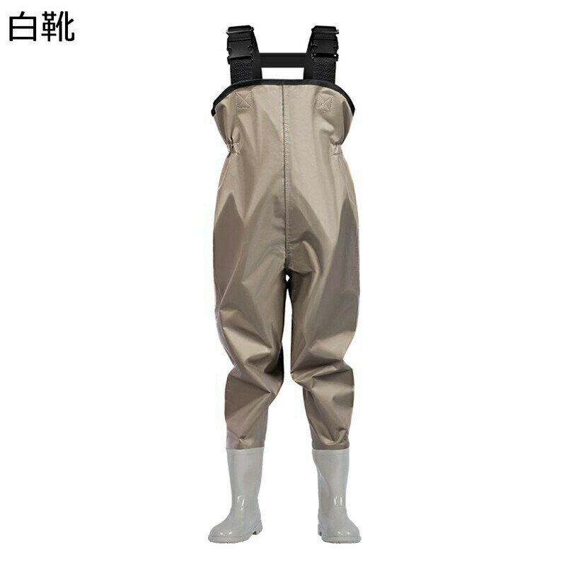 子供用ウェーダー 防水ずぼん Hベルト チェストハイウェーダー 調節可能 ラジアル 一体成型 潮干狩り ..