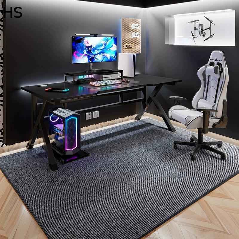 ゲーミングチェアマット チェアマット 床保護マット 大判 無地ラグ ゲーミング椅子マット 凹みキズ・パ..