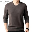 vネック セーター メンズ 長袖 秋冬 青年 ビジネス カジュアル 大きいサイズ スリムフィット 厚い 暖かい 肌触り良い 柔らかい 通気性 吸汗速乾 耐久性 ...