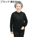 プルオーバー セーター クルーネック レディース 秋冬春 あったか ふわふわ 柔らかい 保温 ストレッチ カットソー インナー トップス 高齢者 お誕生日プレゼ...