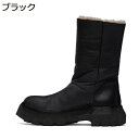 スノーブーツ 厚底 本革 メンズ ショートブーツ レザー スリッポン ウール ワークブーツ 秋冬 ミドルカット 短靴 暖かい 防寒 防滑 防水 おしゃれ カジュ...
