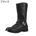 メンズ 乗馬ブーツ ロングブーツ ひざ丈 袴ブーツ 冬 ベルト付き ゆったり 美脚 脚長 防滑 ゴムソール 柔らかい ファッション コーデ 韓国 長靴 大きいサ...