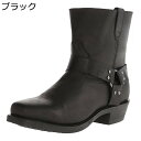ショートブーツ バイクブーツ メンズ 本革 サイドジップ スクエアトゥ バックル付き 男女兼用 秋冬春 ハイカット おしゃれ 短靴 暖かい 防寒 防滑 ベーシッ...