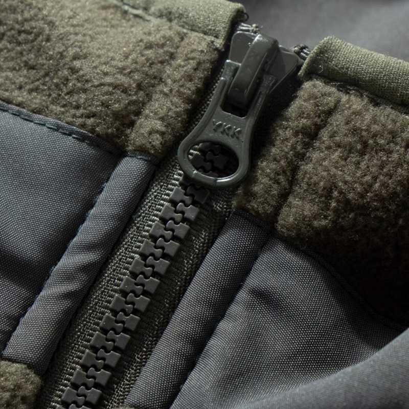 中綿ジャケット フード メンズ ボアジャケット グリーン 緑 切り替え 厚手 フリースボア 秋冬着 ブルゾン ウインドブレーカー 中綿服 ゆったり オーバーサイズ カジュアルアウター ワーク アウトドア