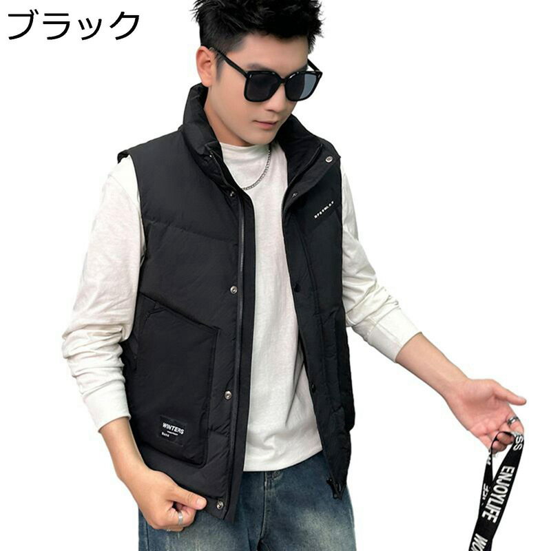 　　　 ◆◇◆人気の秘密◆◇◆ 【ダウンベスト】掛け布団の詰め物などにも使われるホワイトダックダウンを使用し、暖かいのに驚くほどの軽さ！ 【おしゃれでファッション】トレンドの欧米風メンズダウンベストです。タートルネックは寒い冬から首を守るこ...