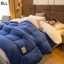 掛けふとん 2WAY 掛けふとん 無地 セミダブル シープ調ボア 厚手 冬 かけ布団 ぬくぬく 防寒対策 保温性が高い 静電気抑制 抗菌防臭 洗える 毛玉なし ...
