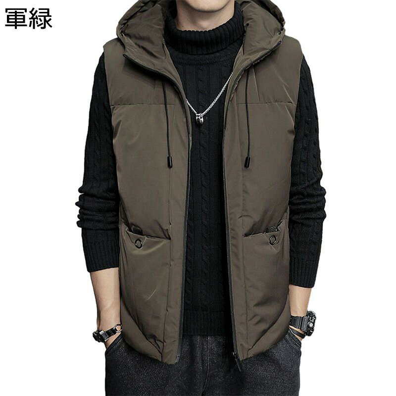 　　　 ◆◇◆人気の秘密◆◇◆ サイズ：詳しいサイズは左画像をご覧くださいませ 【保温性たかい】真冬の寒さにも耐えられる温かさを維持したダウンベストです。保温性の高さに期待ができるので、秋から春までロングシーズンに着用可能です。軽量で保温性...