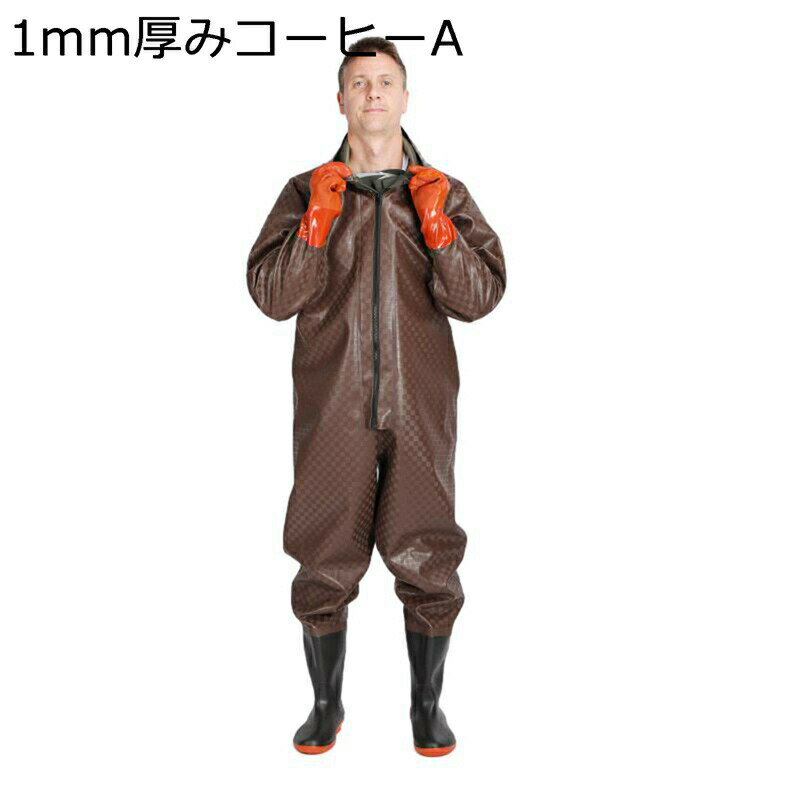 全身防水ウェーダー 胴長 胴長靴 釣り 防水ずぼん レインブーツ ラジアル 滑り止め 防水透湿 防汚 ヒップウェーダー 酸 アルカリ 抵抗 簡単着脱 耐磨耗 渓流/湖/海/サーフ 鮮魚店 洗車 水場仕事