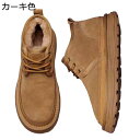 雪用 スノーブーツ ショートブーツ メンズ 裏ファー 登山靴 綿靴 レースアップ 雪対策 ミドルカット 防寒 あったか カジュアル 歩きやすい 撥水加工 防滑 ...