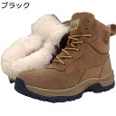 冬用 スノーブーツ トレッキングブーツ メンズ 中綿 登山靴 雪靴 大きいサイズ 編み上げ 雪対策 レザー ハイカット 防寒靴 着脱簡単 履きやすい 耐久性 防...