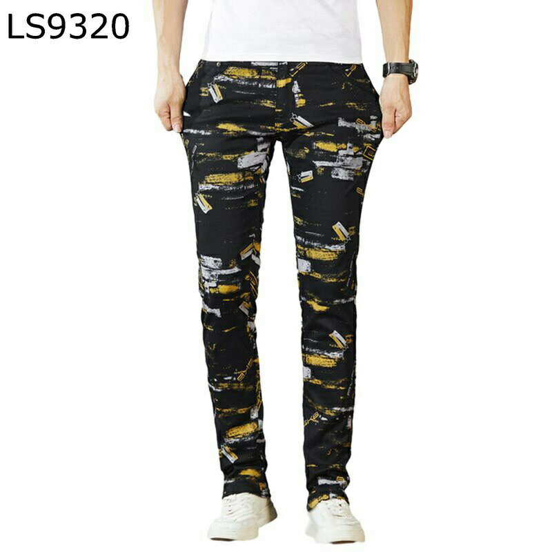 ジーンズ ダメージ加工 メンズ 迷彩柄 デニムパンツ スキニー スリム カジュアル ロングパンツ お洒落 オリジナル 春夏秋冬 長ズボン バイカージーンズ 男性 ストレッチ 快適 ファッション 個性