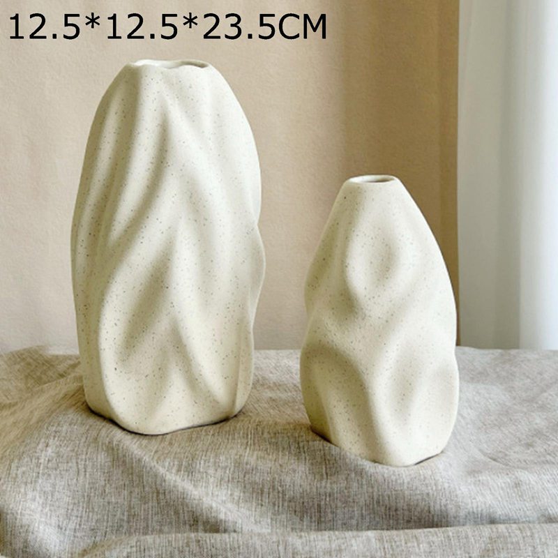 花瓶 花器 不規則 異型 一輪挿し 北欧風 おしゃれ花器 花びん セラミックス花器 高温磁器花器 フラワーアレンジメント用花器 生花用花器 デスクトップ装飾 家の装飾 リビングルーム オフィス装飾 ギフト